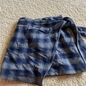 Wilfred Blue Plaid Skirt